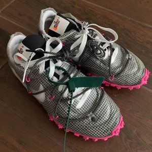 Off White x Nike Cortes with Track Spikes